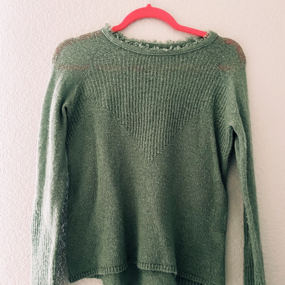Women Knit lucky brand teal sweater!